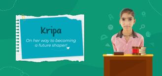 The aim of teaching motivates Kripa’s zeal to learn