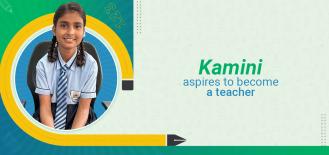 Kamini aspires to become a teacher and fulfill her grandfather’s dream