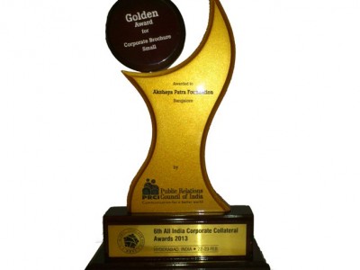 PRCI Corporate Collateral Awards 2013 (Gold)