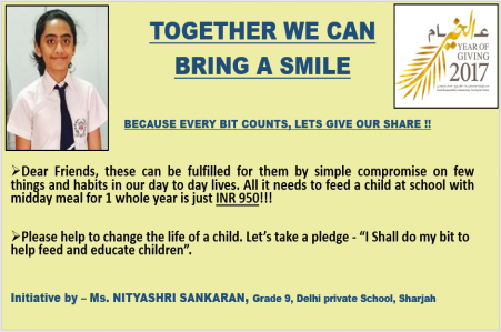TOGETHER WE CAN BRING A SMILE