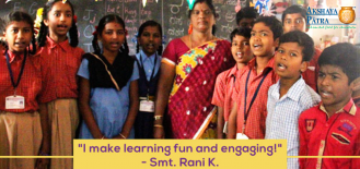 Smt. Rani K., a teacher who really make a difference!