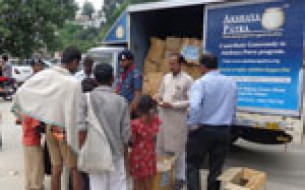 Akshaya Patra supplies food to Uttarakhand's flood-stricken victims