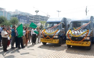 Airbus India donates two Tata 407 vehicles
