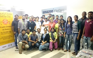 Akshaya Patra receives donation from Amazon