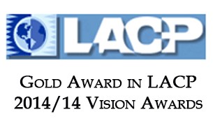 Gold win at LACP 2013/14 Vision Awards