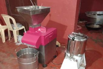 Equipment being assembled for production