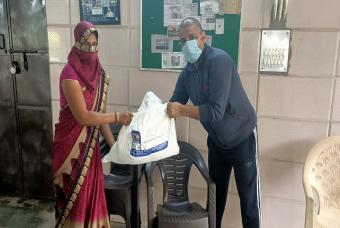 Kits being distributed to needy people