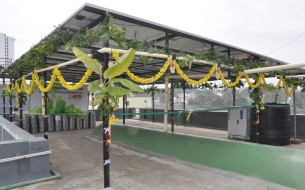 Solar plant inauguration at VK-Hill kitchen