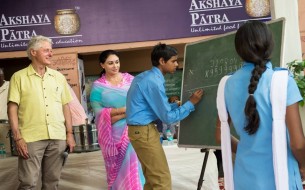 Children demonstrate their mathematical skill. Photo credit: Clinton Foundation/ Barbara Kinney